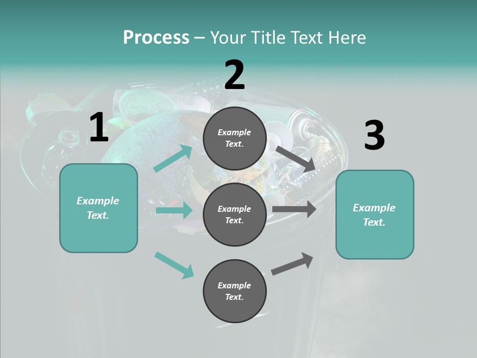 Ecology World Damage PowerPoint Template