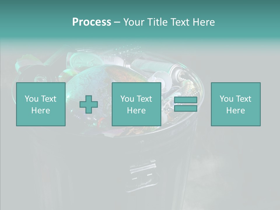 Ecology World Damage PowerPoint Template