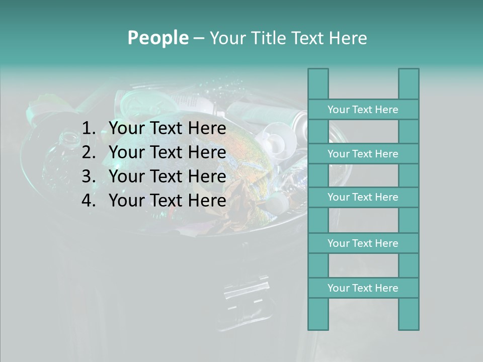 Ecology World Damage PowerPoint Template