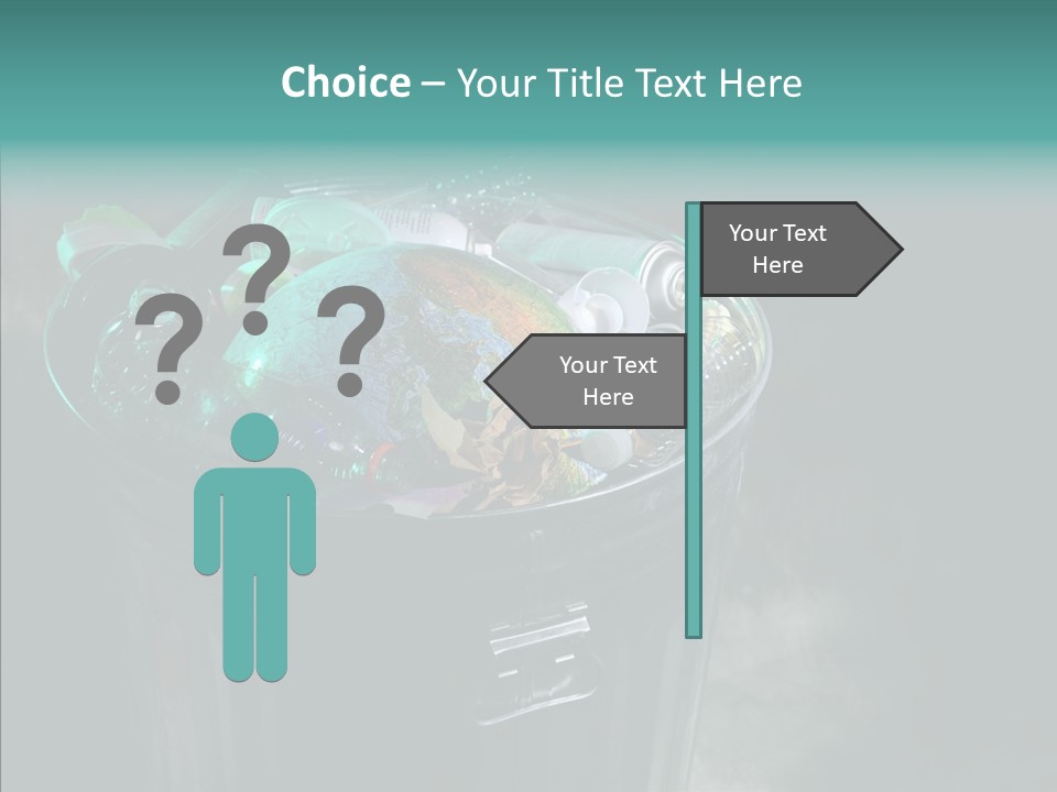 Ecology World Damage PowerPoint Template