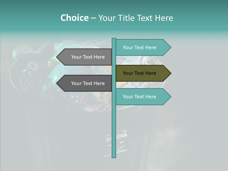 Ecology World Damage PowerPoint Template