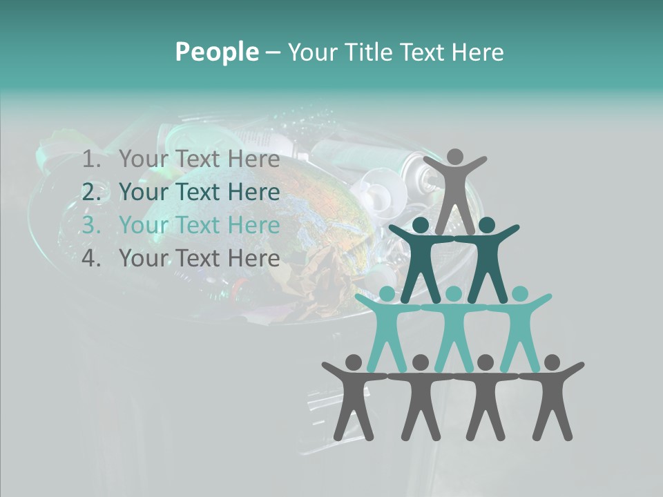 Ecology World Damage PowerPoint Template