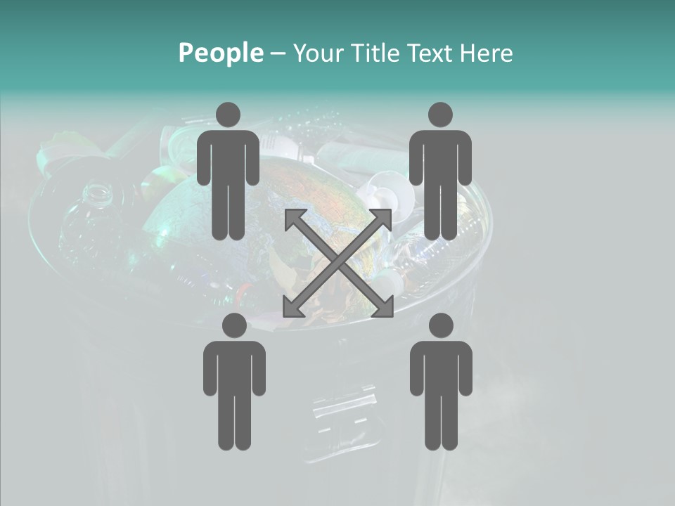 Ecology World Damage PowerPoint Template