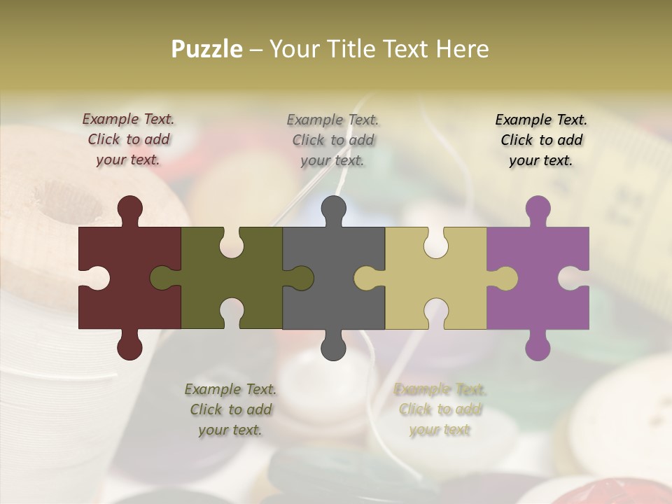 Textiles Craft Thread PowerPoint Template