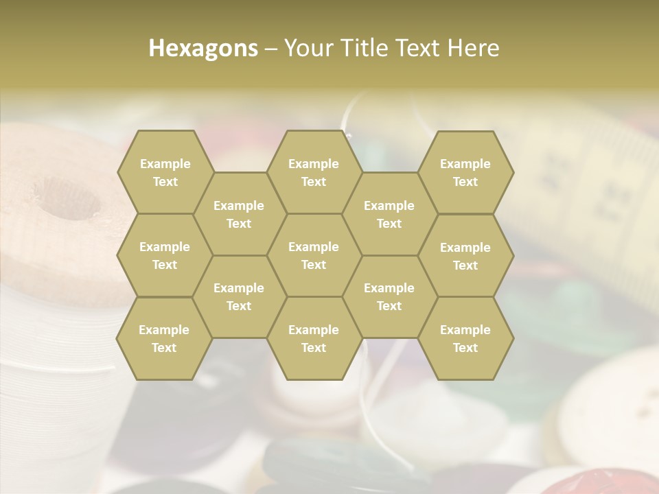 Textiles Craft Thread PowerPoint Template