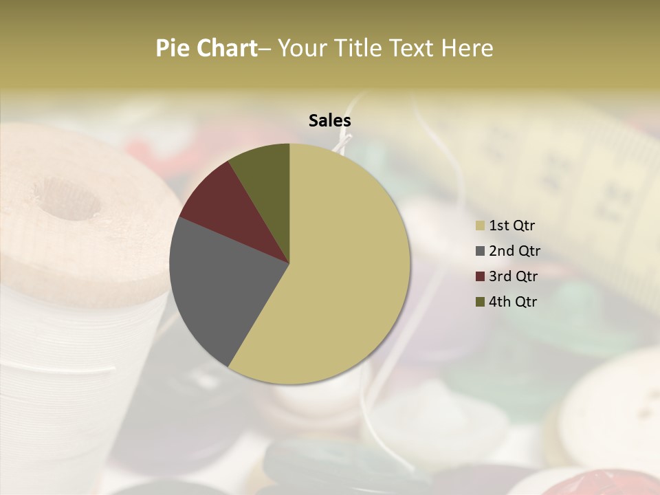 Textiles Craft Thread PowerPoint Template