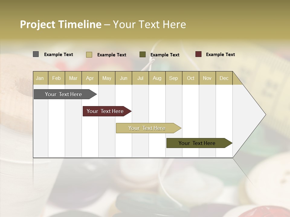 Textiles Craft Thread PowerPoint Template