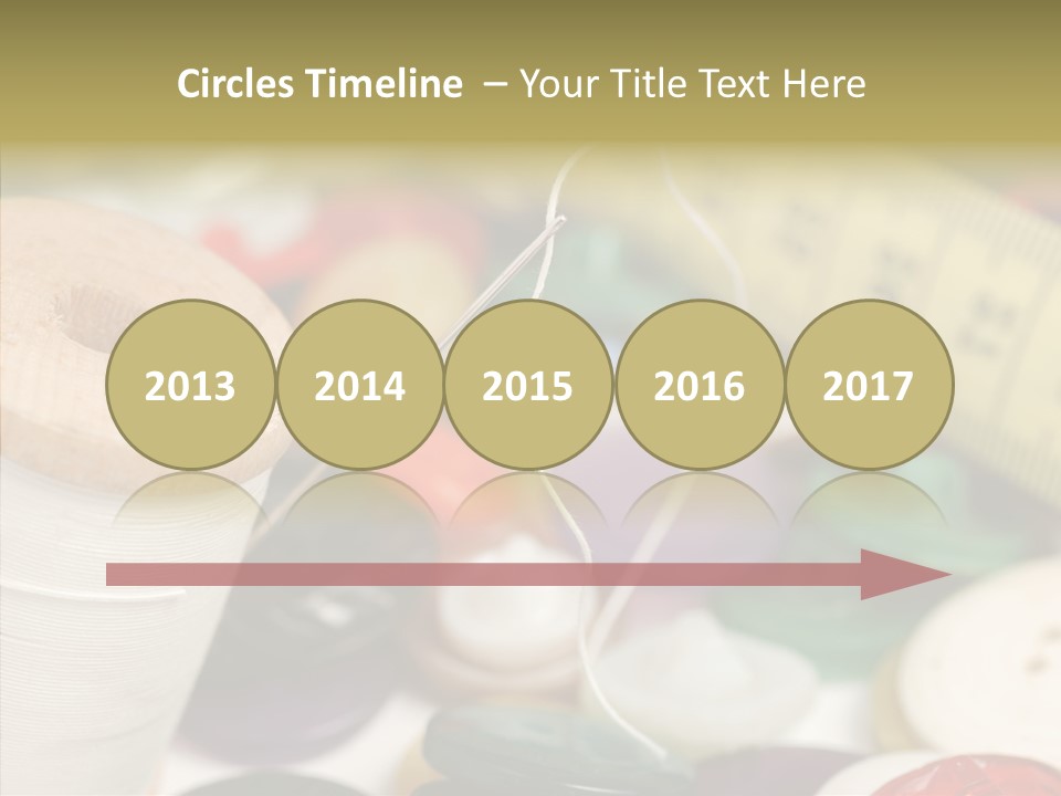 Textiles Craft Thread PowerPoint Template