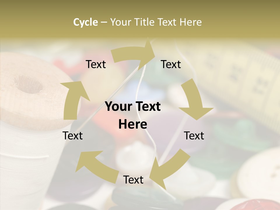 Textiles Craft Thread PowerPoint Template