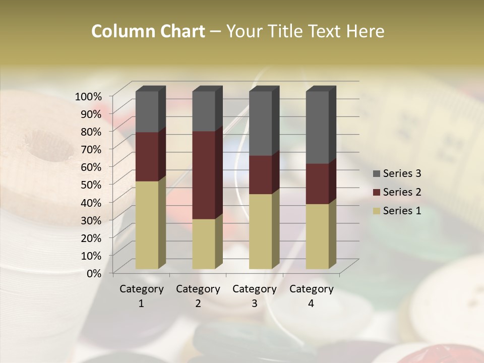 Textiles Craft Thread PowerPoint Template