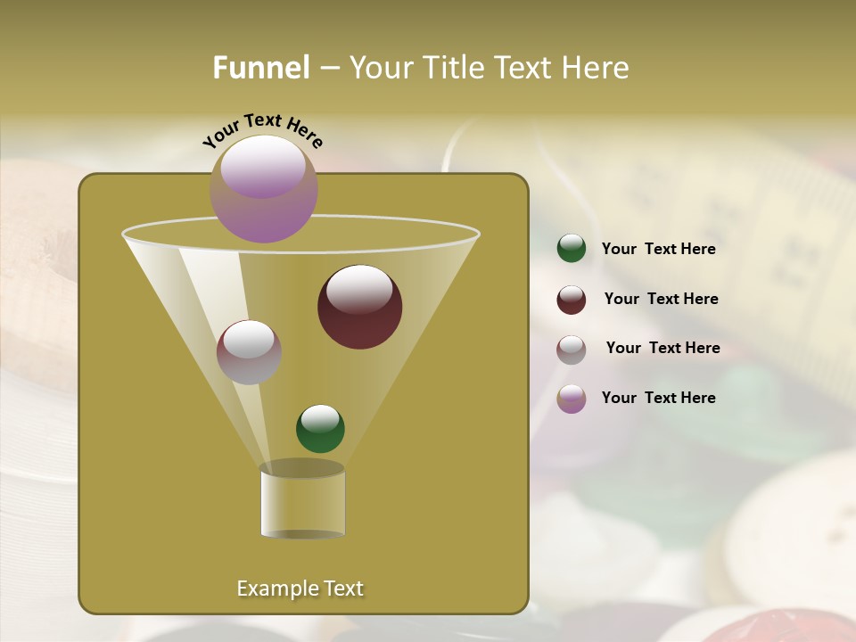 Textiles Craft Thread PowerPoint Template