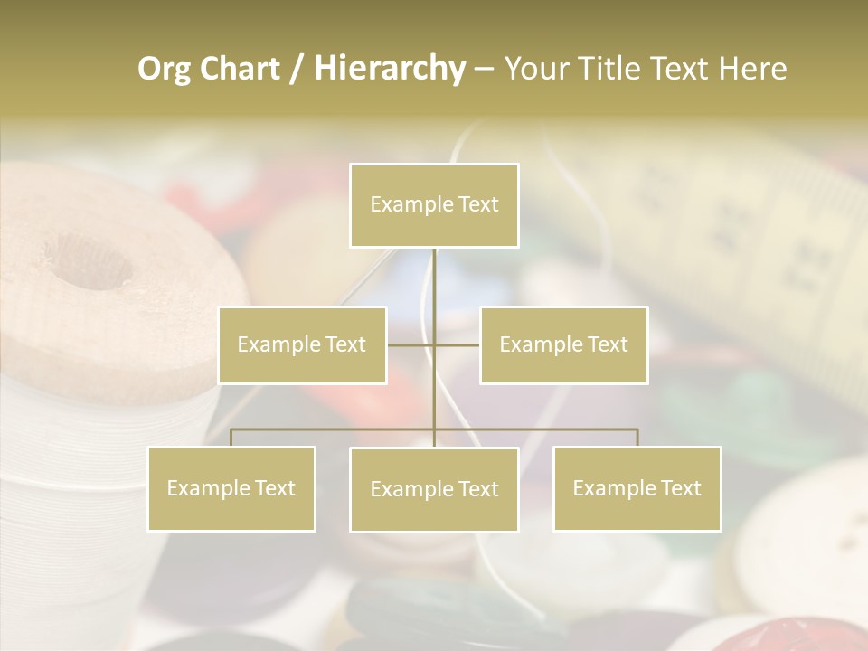 Textiles Craft Thread PowerPoint Template