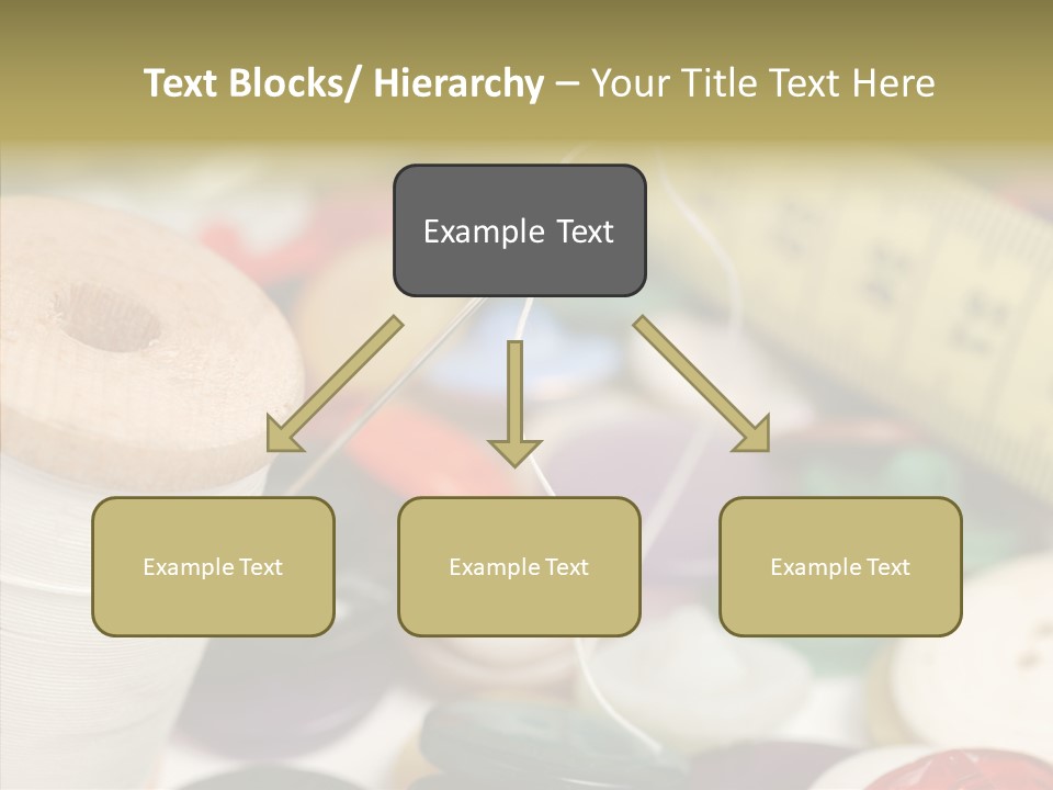 Textiles Craft Thread PowerPoint Template