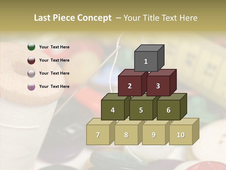 Textiles Craft Thread PowerPoint Template