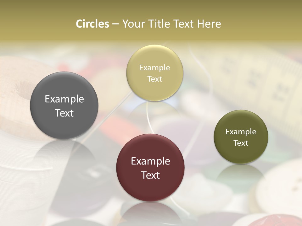 Textiles Craft Thread PowerPoint Template