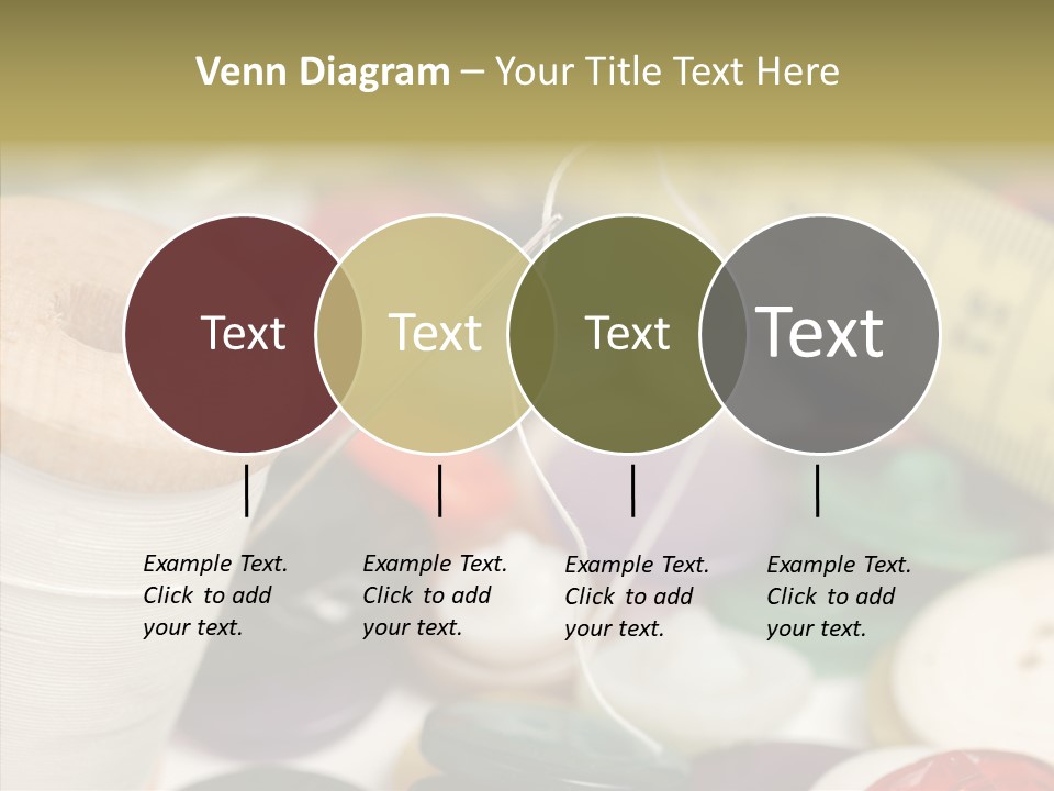 Textiles Craft Thread PowerPoint Template