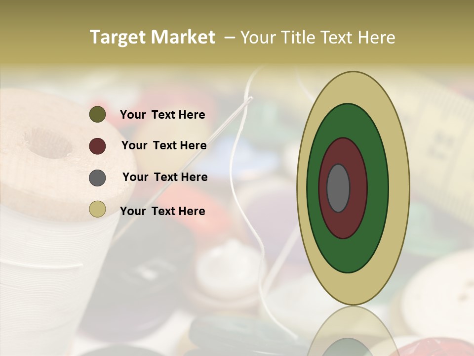 Textiles Craft Thread PowerPoint Template