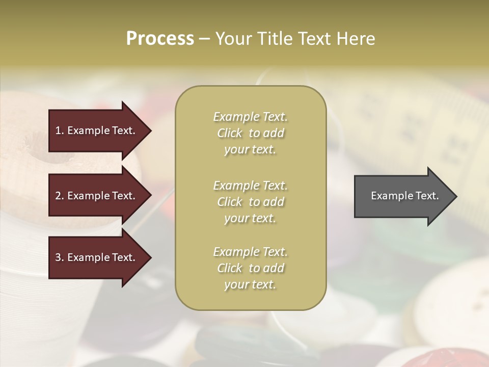 Textiles Craft Thread PowerPoint Template