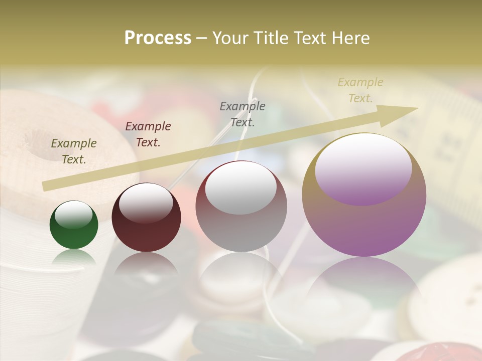 Textiles Craft Thread PowerPoint Template