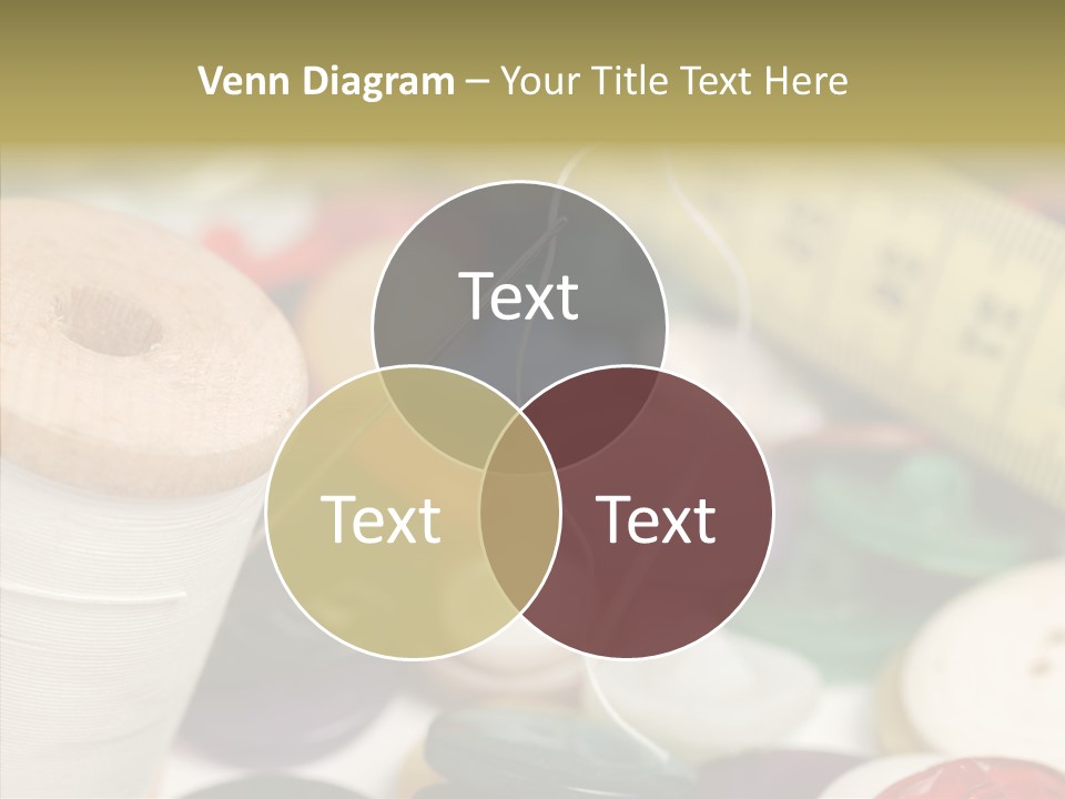 Textiles Craft Thread PowerPoint Template