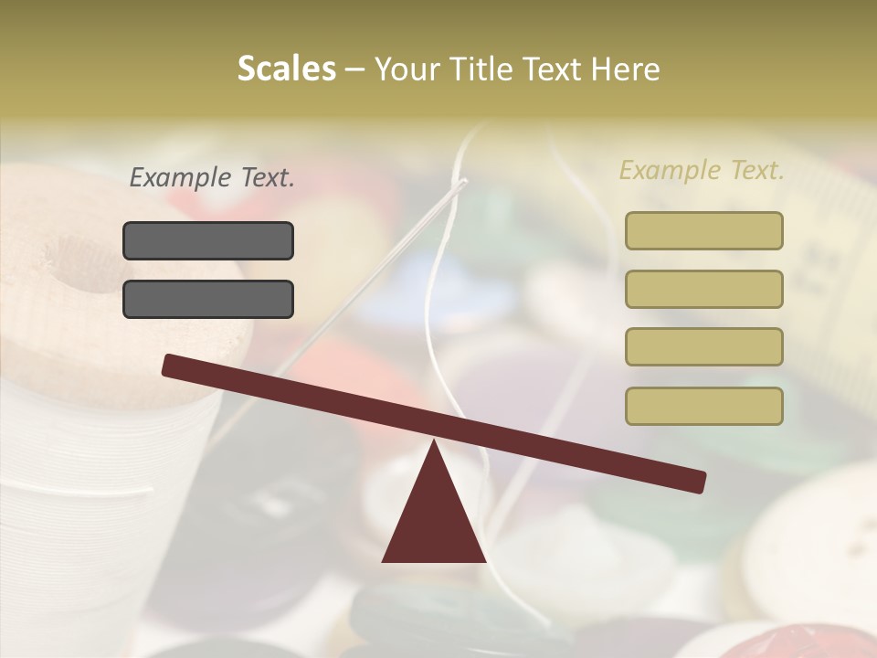 Textiles Craft Thread PowerPoint Template