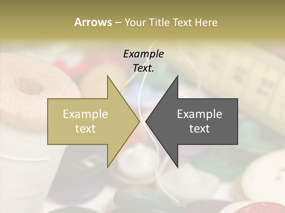 Textiles Craft Thread PowerPoint Template