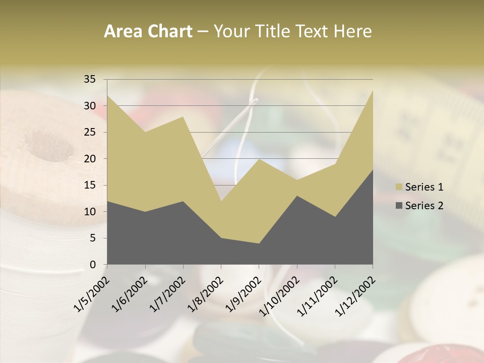 Textiles Craft Thread PowerPoint Template