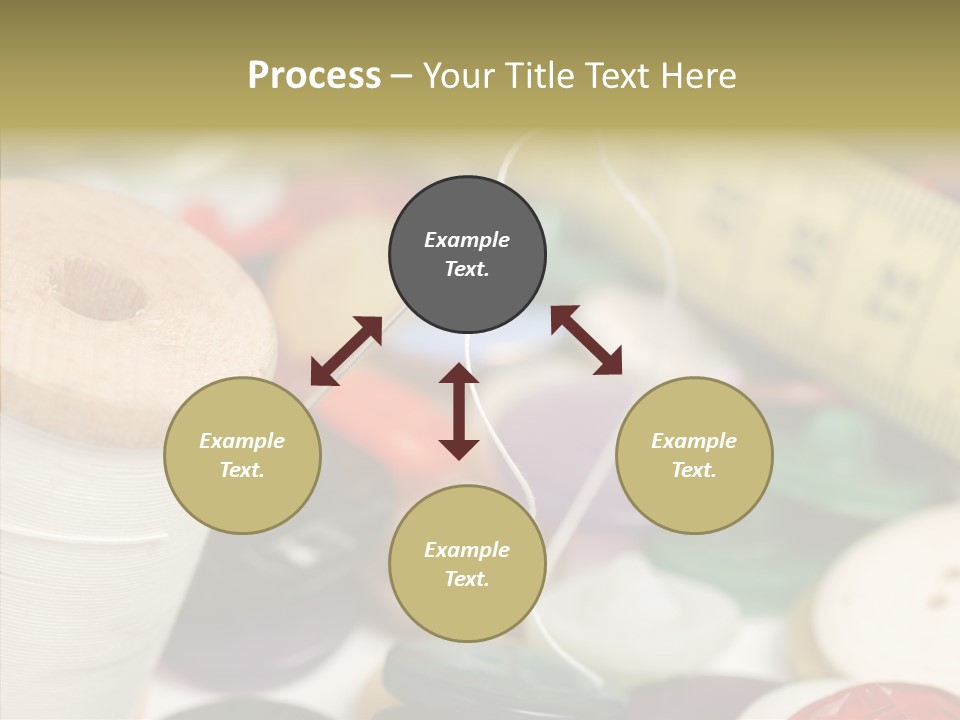 Textiles Craft Thread PowerPoint Template