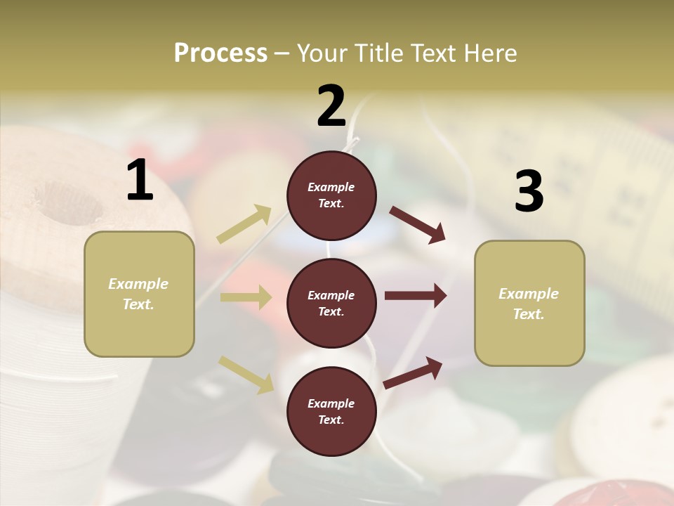 Textiles Craft Thread PowerPoint Template