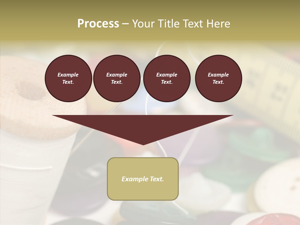 Textiles Craft Thread PowerPoint Template