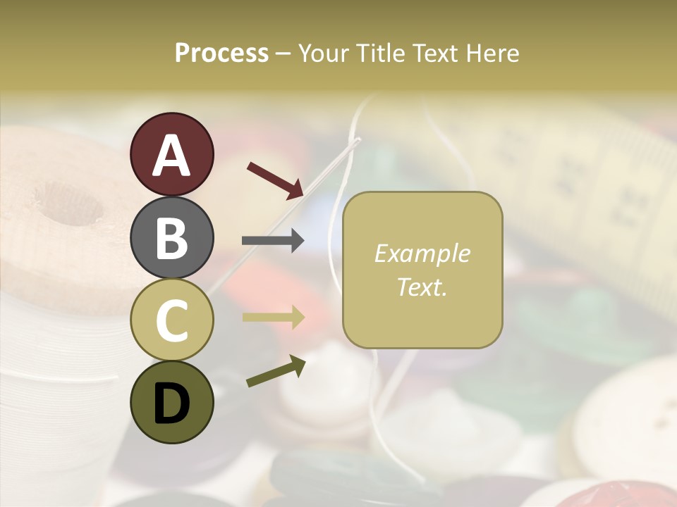 Textiles Craft Thread PowerPoint Template