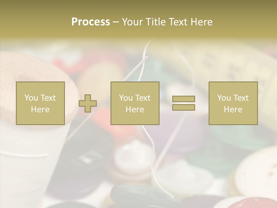 Textiles Craft Thread PowerPoint Template