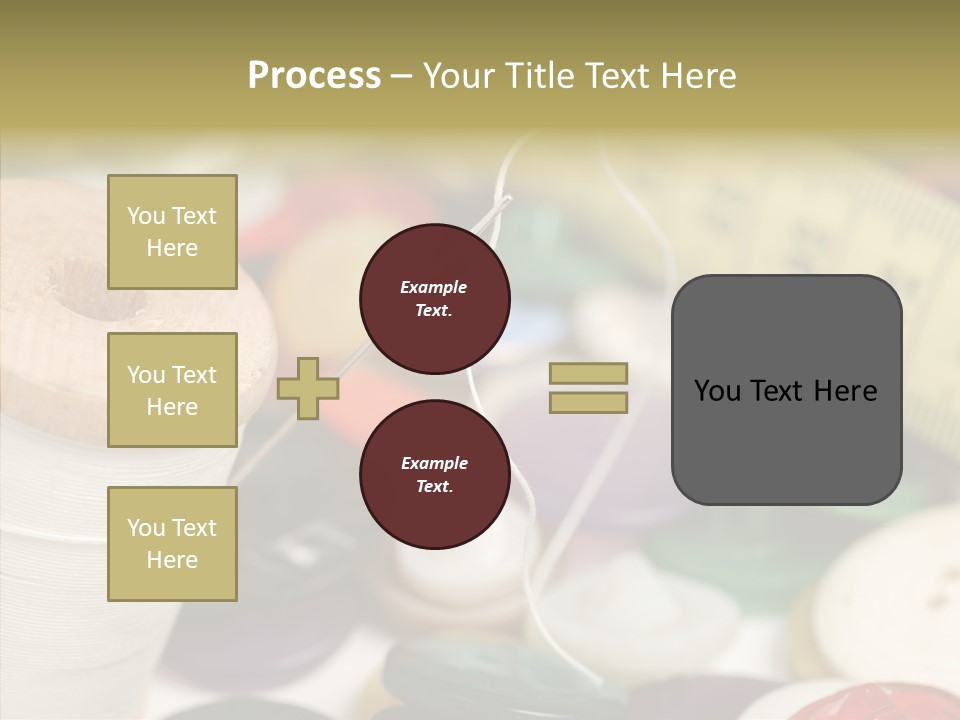 Textiles Craft Thread PowerPoint Template