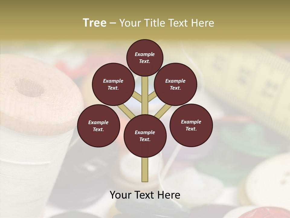 Textiles Craft Thread PowerPoint Template