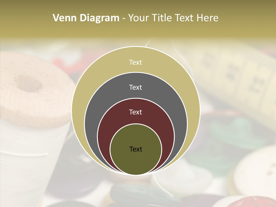 Textiles Craft Thread PowerPoint Template