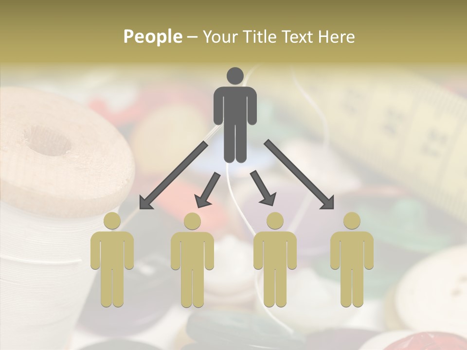 Textiles Craft Thread PowerPoint Template