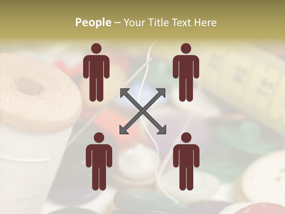 Textiles Craft Thread PowerPoint Template