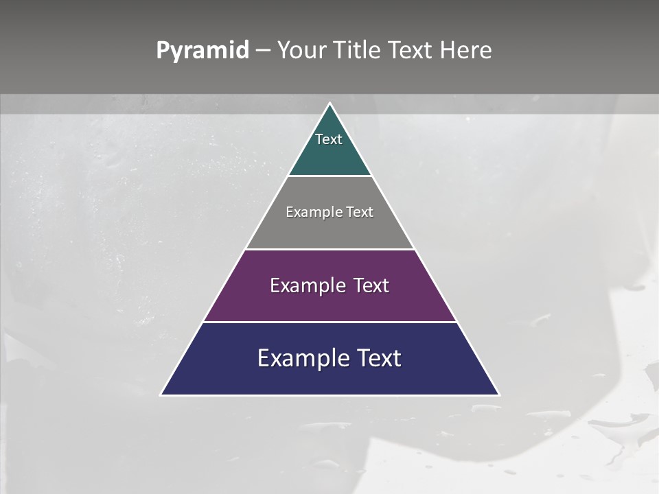Refrigerate Blue Macro PowerPoint Template