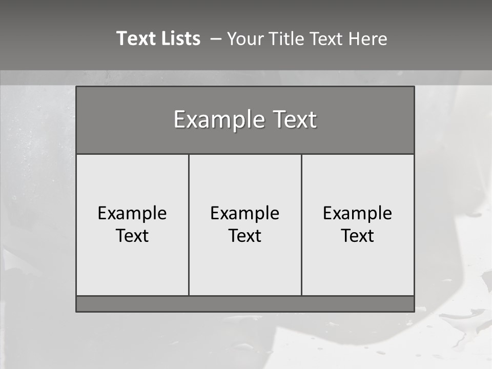 Refrigerate Blue Macro PowerPoint Template