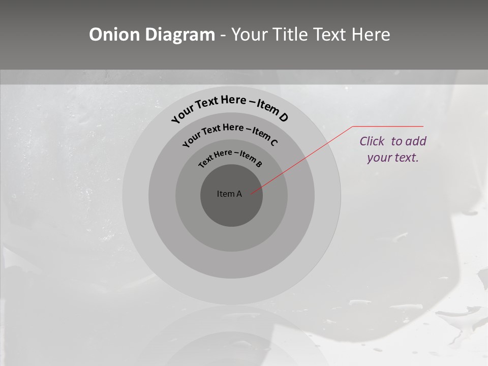 Refrigerate Blue Macro PowerPoint Template