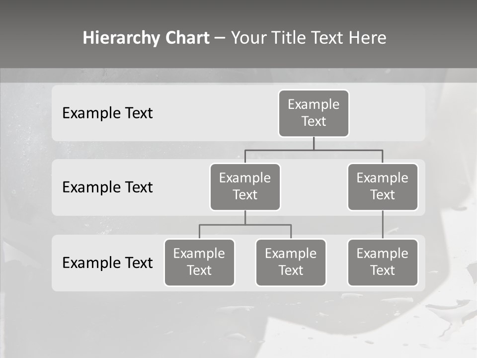 Refrigerate Blue Macro PowerPoint Template