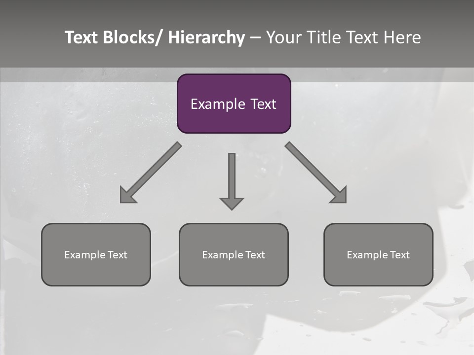 Refrigerate Blue Macro PowerPoint Template
