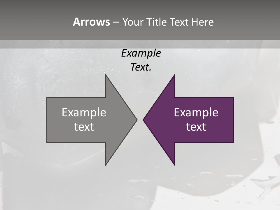 Refrigerate Blue Macro PowerPoint Template
