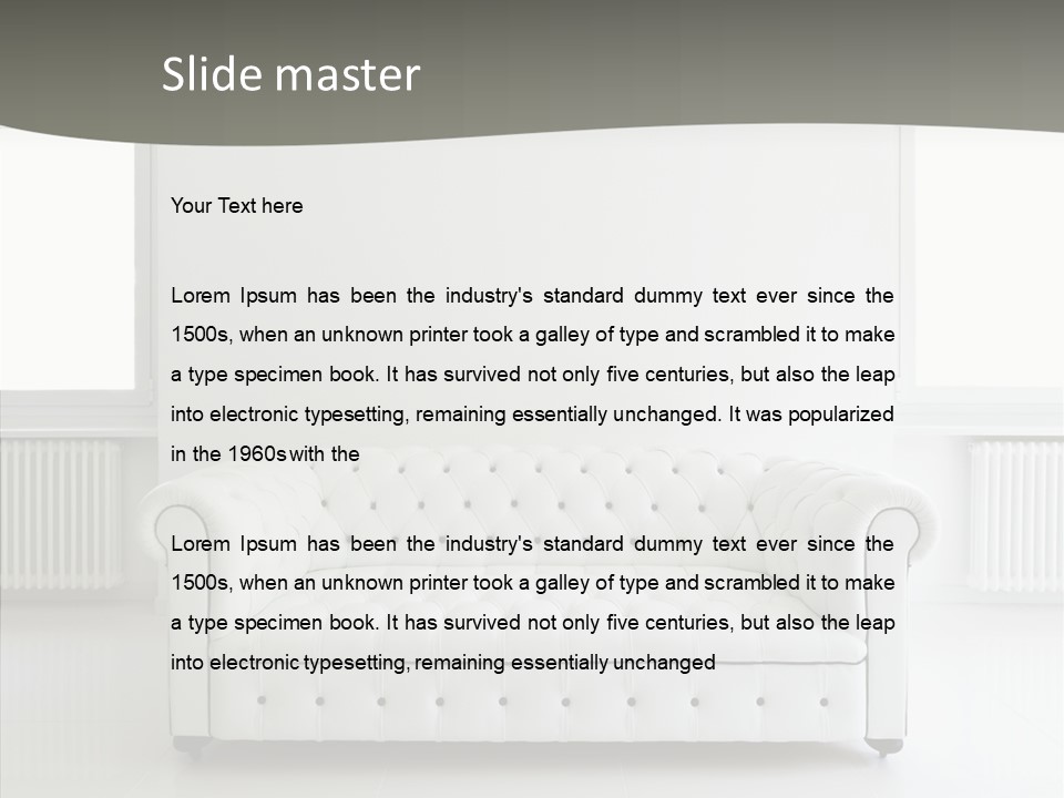 Apartment Classic Wall PowerPoint Template