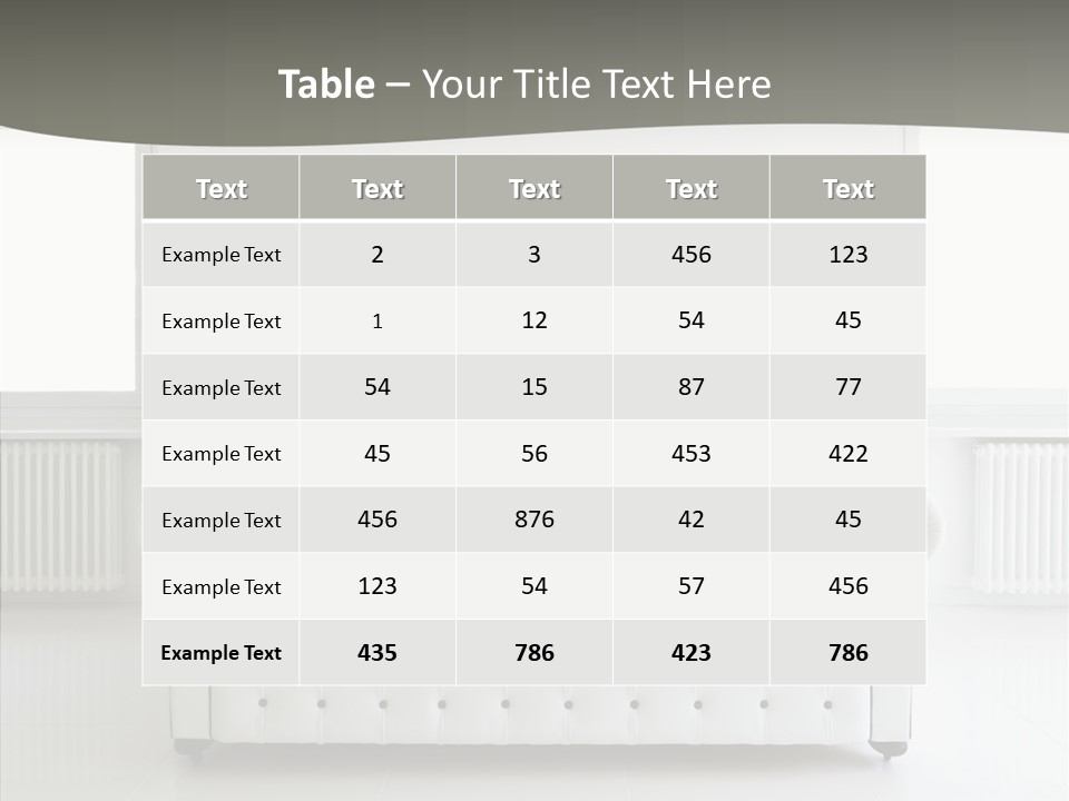 Apartment Classic Wall PowerPoint Template
