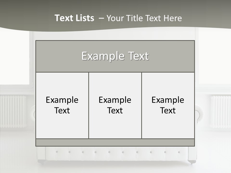 Apartment Classic Wall PowerPoint Template