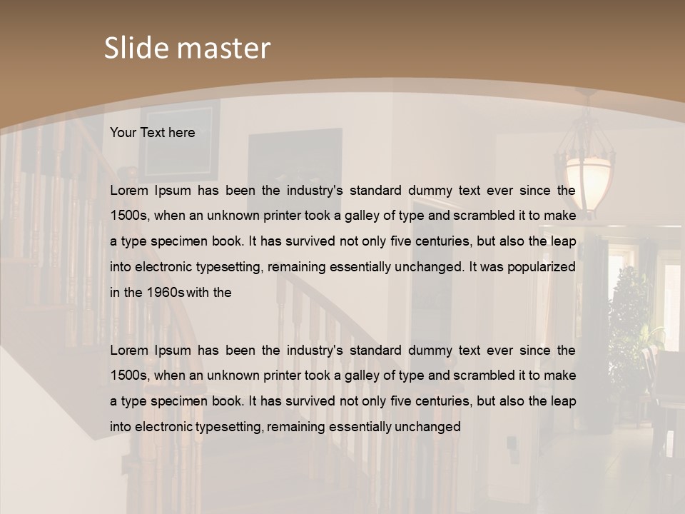 Happy Living Cozy PowerPoint Template