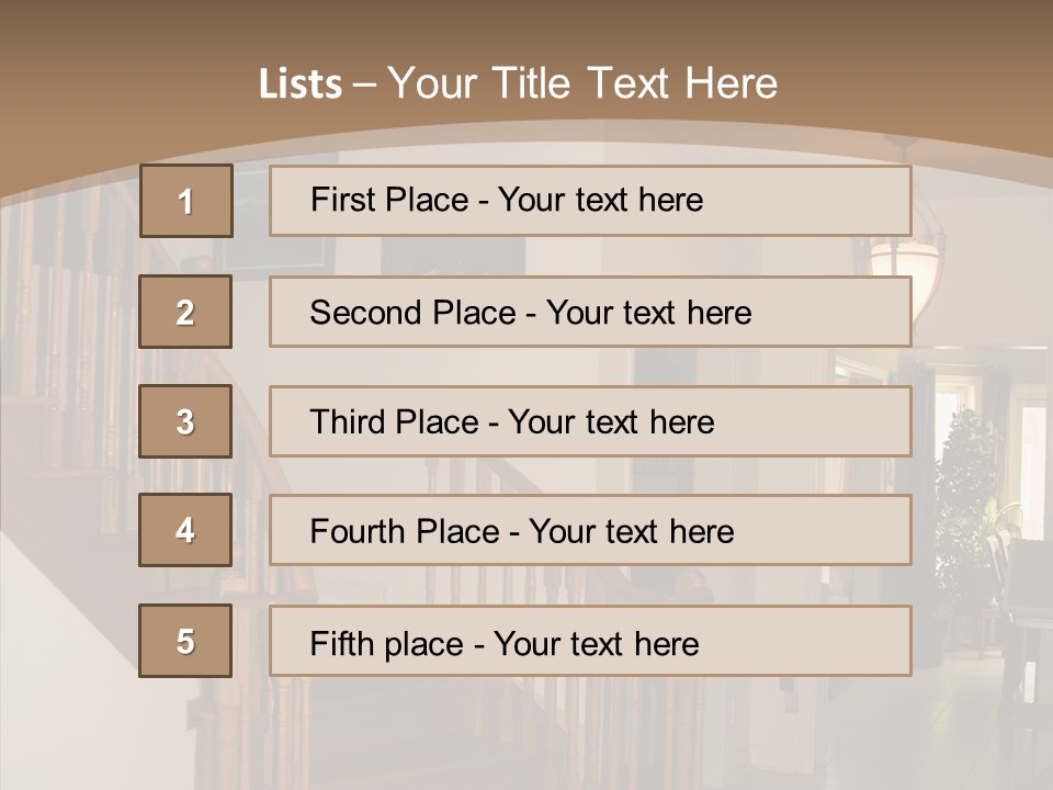 Happy Living Cozy PowerPoint Template