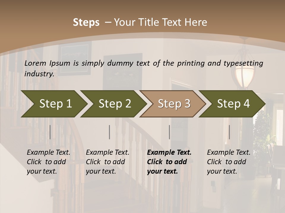 Happy Living Cozy PowerPoint Template