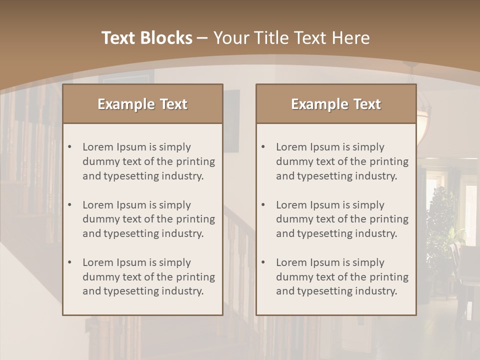 Happy Living Cozy PowerPoint Template